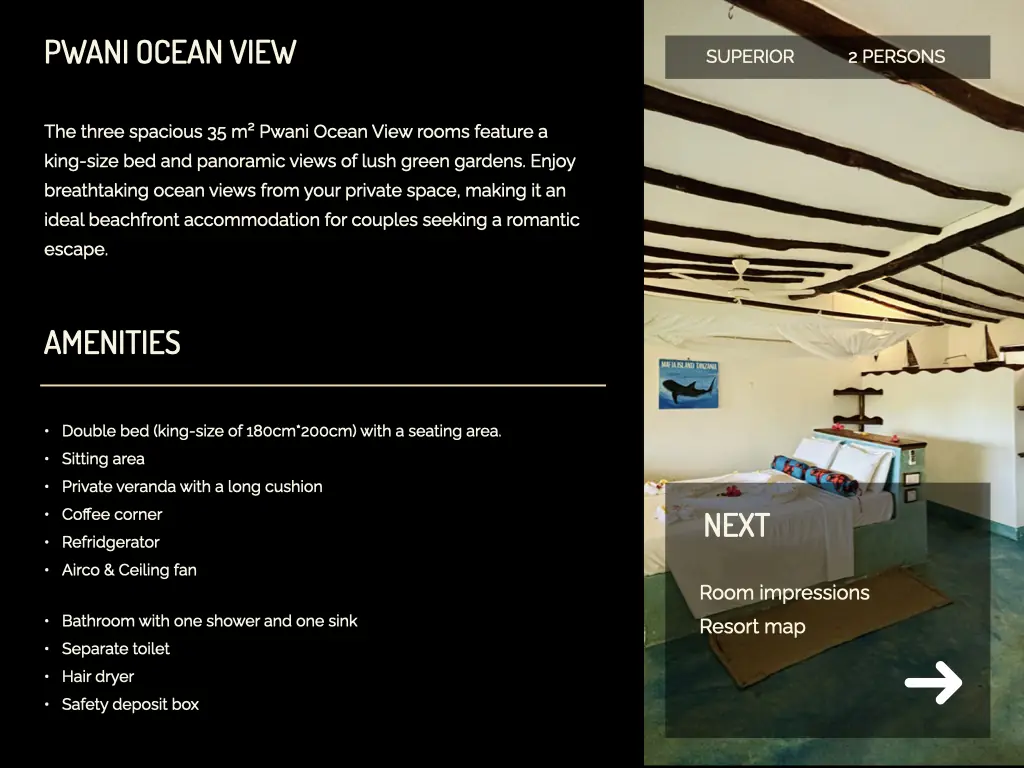 Pwani Room Details